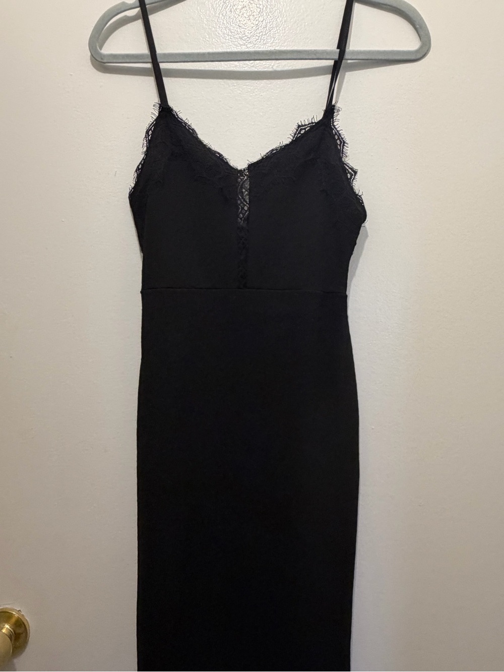 Black Lace-Trim Slip Dress - Women Intimates & Sleepwear